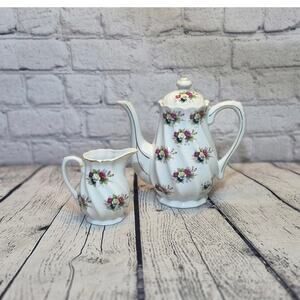 Vintage Japanese Teapot and Creamer by Vcagco Ceramics